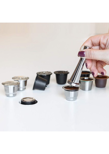 Paslanmaz Çelik Kahve Sabotaj Dolum Aracı, Nespresso Makinesi Için Espresso Sabotaj Uyumlu Katı Sabotaj Aracı (Yurt Dışından) indirimleri