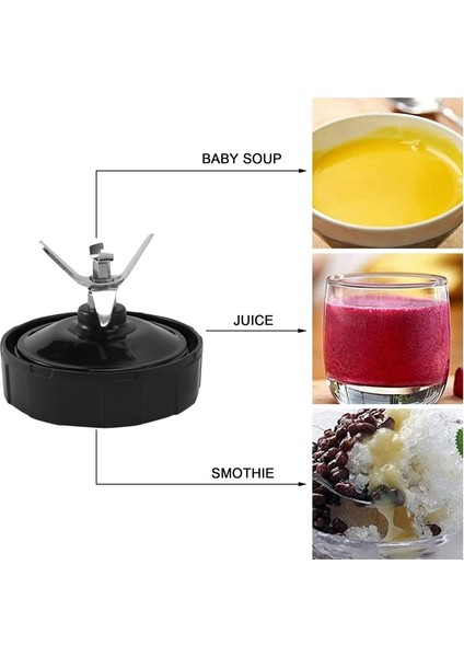 Fin Çıkarıcı Bıçak Sıkacağı Için Yedek Parçalar Nutri Ninja Auto Iq BL482 BL642 BL642 BL2013 (3 Adet/takım) (Yurt Dışından)