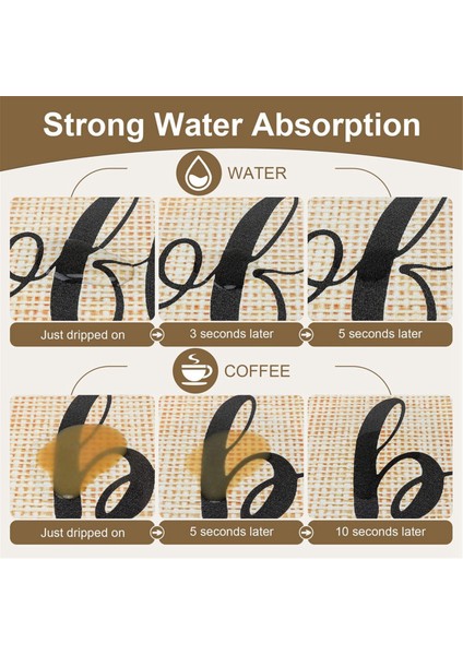 Kahve Mat Kahve Bar Mat - Gizle Leke Emici Kauçuk Destekli Hızlı Kuruyan Mat Kahve Makinesi Espresso Makinesinin Altına Sığdır (Yurt Dışından)