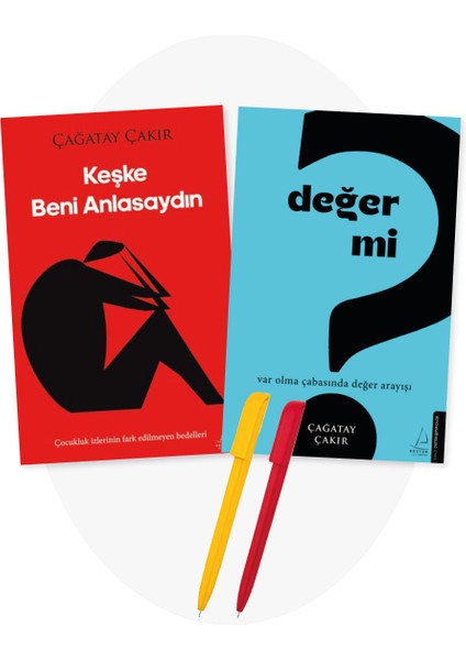 Keşke Beni Anlasaydın - Değer Mi? - 2 Kitap - Çağatay Çakır + Alfa Kalem