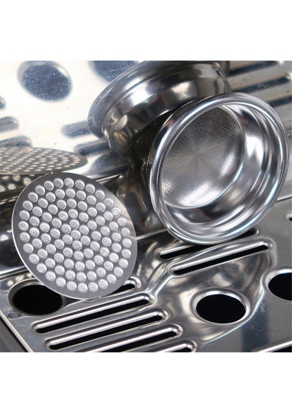 Yeniden Kullanılabilir Kahve Puck Ekranı Kahve Makinesi Filtresi Örgü Kahve Makinesi Filtreleri 53MM (Yurt Dışından) fırsatları