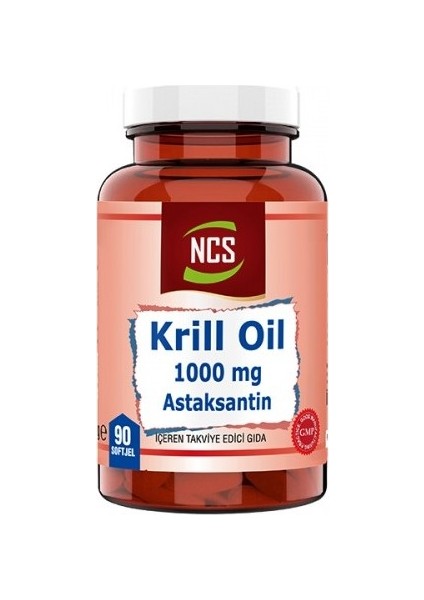 Krill Oil 1000 Mg Astaksantin 2 Mg 90 Softgel + Hap Kutusu fırsatları