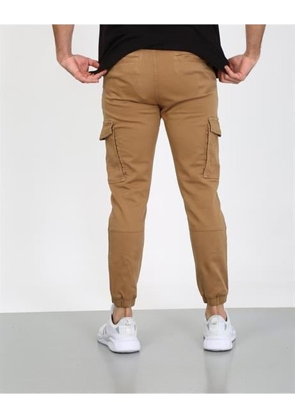 Erkek Pantolon Slim Camel