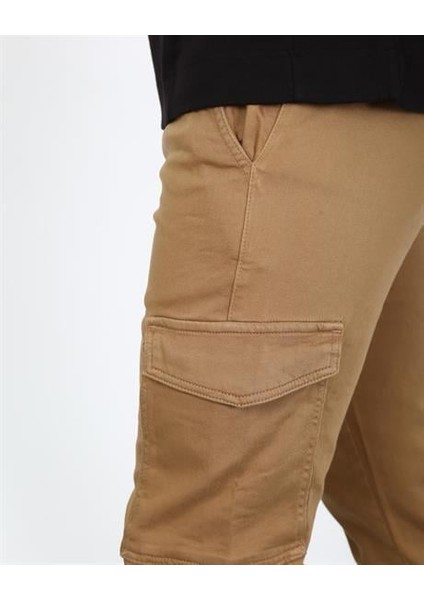 Erkek Pantolon Slim Camel