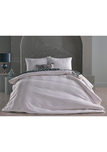 Saten Artline Nevresim Takımı Çift King Size - Beyaz modelleri