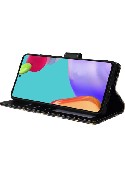 Ile Uyumlu Samsung Galaxy A72 5g/ 4g Premium Mermer Vintage Pu Deri Manyetik Kapatma Kılıfı Kayışlı Kapaklı (Yurt Dışından) modelleri