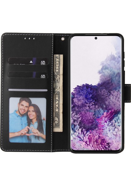 Ile Uyumlu Samsung Galaxy S21 5g Premium Mermer Vintage Pu Deri Manyetik Kapatma Kılıfı Kayışlı Kapaklı (Yurt Dışından) modelleri