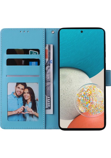 Ile Uyumlu Samsung Galaxy A53 5g Premium Mermer Vintage Pu Deri Manyetik Kapatma Kılıfı Kayışlı Kapaklı (Yurt Dışından) modelleri