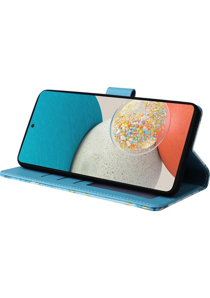 Ile Uyumlu Samsung Galaxy A53 5g Premium Mermer Vintage Pu Deri Manyetik Kapatma Kılıfı Kayışlı Kapaklı (Yurt Dışından) fırsatları