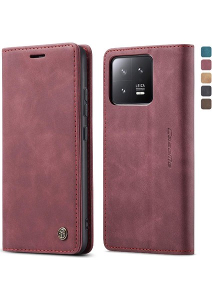 Xiaomi 13 Için Flip Case Folio Kitap Durumda Kart Yuvası Kickstand Manyetik (Yurt Dışından) fırsatları