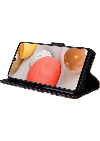 Ile Uyumlu Samsung Galaxy A42 5g Premium Mermer Vintage Pu Deri Manyetik Kapatma Kılıfı Kayışlı Kapaklı (Yurt Dışından) fırsatları