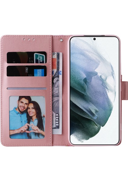 Ile Uyumlu Samsung Galaxy S22 5g Premium Mermer Vintage Pu Deri Manyetik Kapatma Kılıfı Kayışlı Kapaklı (Yurt Dışından) modelleri
