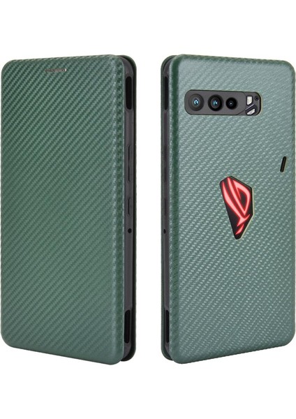 Asus Rog Telefon 3 ZS661KS Tam Koruma Manyetik Karbon Fiber Için Kılıf (Yurt Dışından)