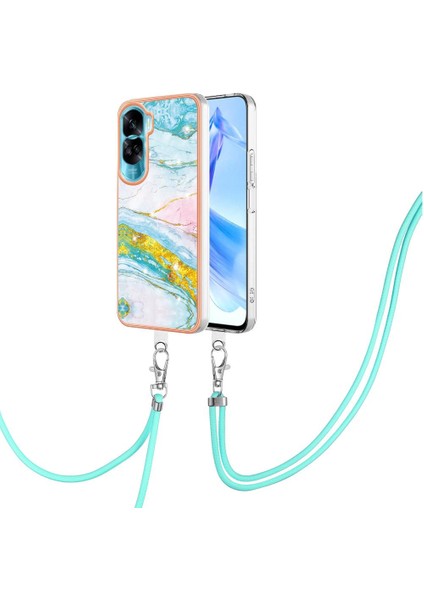 Onur Için Kılıf 90 Lite 5g Mermer Crossbody Kordon Askısı Tampon Yumuşak (Yurt Dışından)