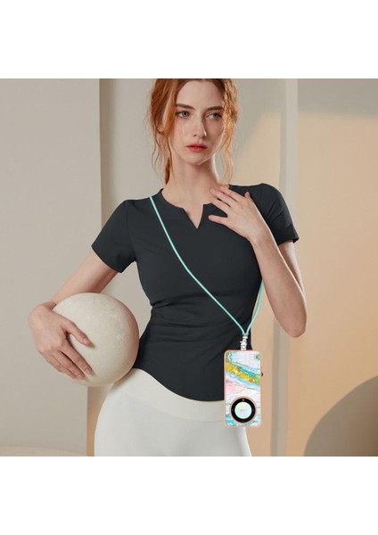Onur Için Kılıf Sihirli 5 Lite Crossbody Kordon Askısı Mermer Anti-Scratch (Yurt Dışından)