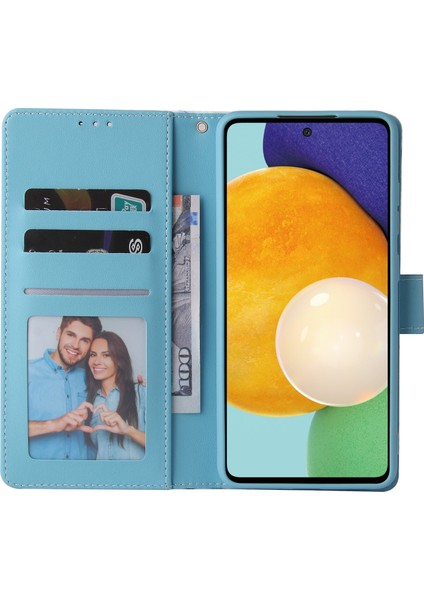 Ile Uyumlu Samsung Galaxy A52 5g/ 4g Premium Mermer Vintage Pu Deri Manyetik Kapatma Kılıfı Kayışlı Kapaklı (Yurt Dışından) fırsatları