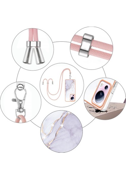 Xiaomi 13 Lite 5g Tampon Mermer Anti-Scratch Yumuşak Crossbody Kayış (Yurt Dışından) fiyatları