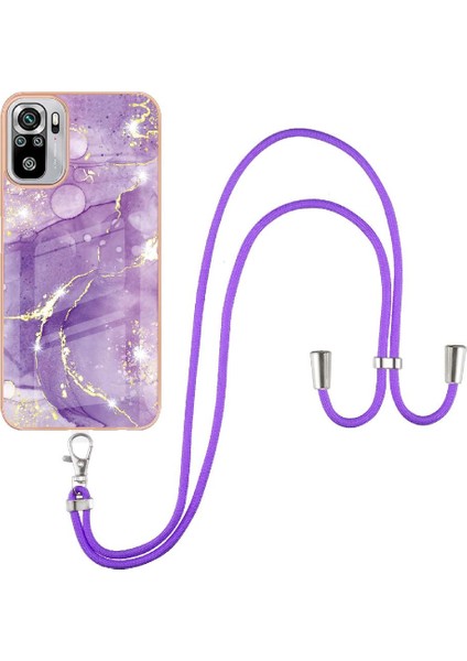 Xiaomi Redmi Için Not 10 4g Tampon Mermer Crossbody Kordon Askısı (Yurt Dışından) modelleri