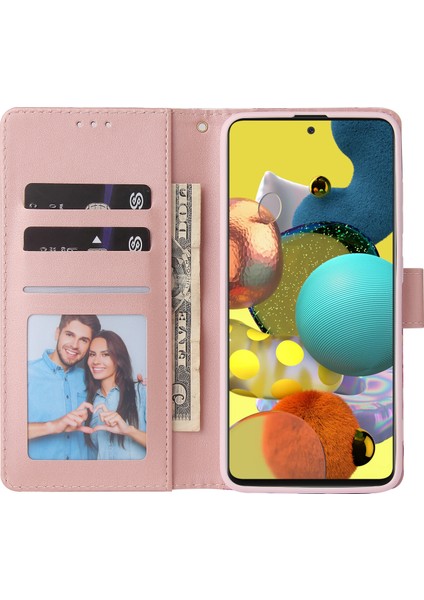 Ile Uyumlu Samsung Galaxy A71 4g Premium Mermer Vintage Pu Deri Manyetik Kapatma Kılıfı Kayışlı Kapaklı (Yurt Dışından) modelleri