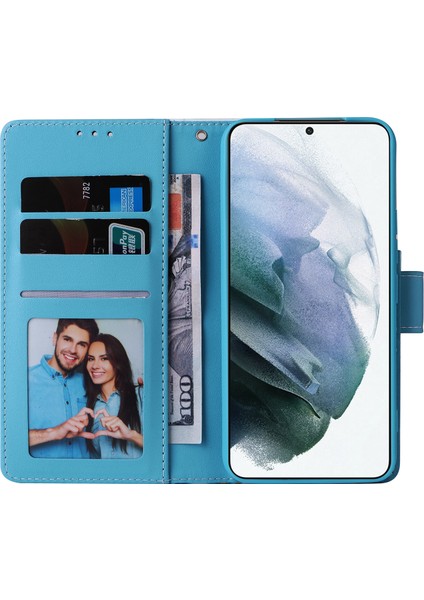 Ile Uyumlu Samsung Galaxy S22 5g Premium Mermer Vintage Pu Deri Manyetik Kapatma Kılıfı Kayışlı Kapaklı (Yurt Dışından) modelleri
