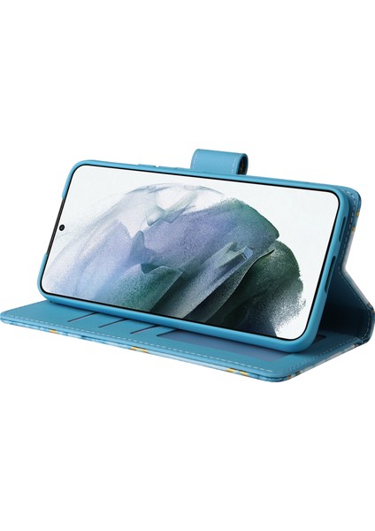Ile Uyumlu Samsung Galaxy S22 5g Premium Mermer Vintage Pu Deri Manyetik Kapatma Kılıfı Kayışlı Kapaklı (Yurt Dışından) fırsatları