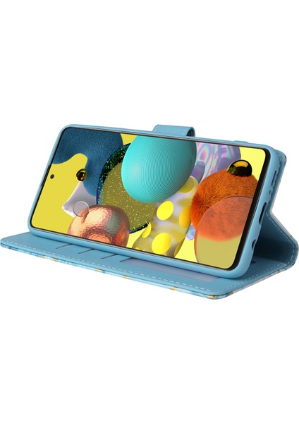 Ile Uyumlu Samsung Galaxy A51 5g Premium Mermer Vintage Pu Deri Manyetik Kapatma Kılıfı Kayışlı Kapaklı (Yurt Dışından) fırsatları