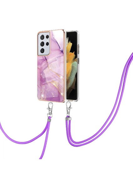 Samsung Galaxy S21 Ultra 5g Tampon Anti-Çizik Yumuşak Crossbody (Yurt Dışından)