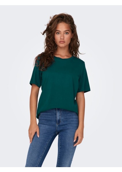 Onlonly S/s Tee Jrs Noos Kadın Mavi T-Shirt - 15270390 fiyatları