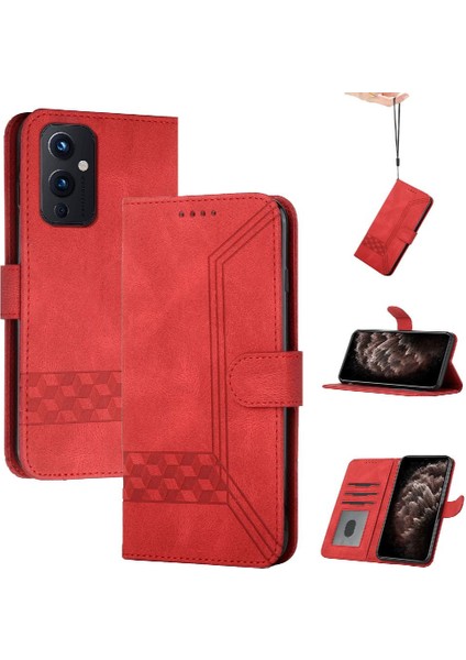 Kullanışlı Stand Özelliği ile Oneplus 9 Cüzdan Kılıf Pu Deri Kart Kapak ile Uyumlu (Yurt Dışından)