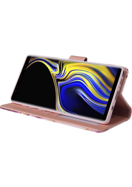 Ile Uyumlu Samsung Galaxy Note 9 Premium Mermer Vintage Pu Deri Manyetik Kapatma Kılıfı Kayışlı Kapaklı (Yurt Dışından) modelleri