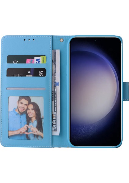 Ile Uyumlu Samsung Galaxy S24 5g Premium Mermer Vintage Pu Deri Manyetik Kapatma Kılıfı Kayışlı Kapaklı (Yurt Dışından) fırsatları