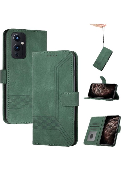 Kullanışlı Stand Özelliği ile Oneplus 9 Cüzdan Kılıf Pu Deri Kart Kapak ile Uyumlu (Yurt Dışından)