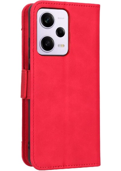 Xiaomi Redmi Için Not 12 Pro Artı 5g Ayarlanabilir Ayrılabilir Kart Tutucu Manyetik Kapatma Deri Cüzdan Kapak (Yurt Dışından)