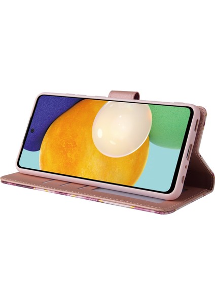 Ile Uyumlu Samsung Galaxy A52S 5g Premium Mermer Vintage Pu Deri Manyetik Kapatma Kılıfı Kayışlı Kapaklı (Yurt Dışından) modelleri