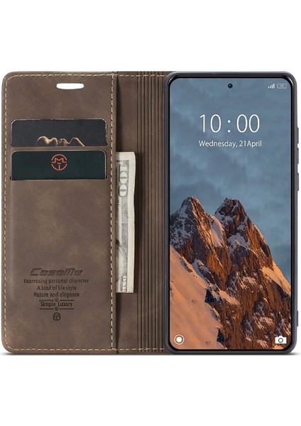 Xiaomi 14 Için Flip Case Ultra Kılıf Kart Yuvası Kickstand Flip Folio Kitap Pu (Yurt Dışından)