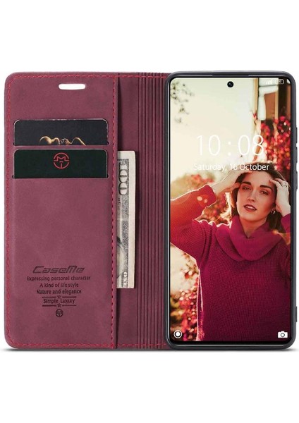 Xiaomi 11T Için Flip CASE/11T Pro Flip Folio Kitap Vintage Pu Deri Cüzdan (Yurt Dışından) modelleri