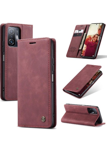 Xiaomi 11T Için Flip CASE/11T Pro Flip Folio Kitap Vintage Pu Deri Cüzdan (Yurt Dışından) indirimleri