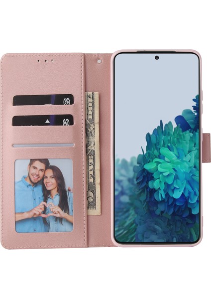 Ile Uyumlu Samsung Galaxy S21 Ultra 5g Premium Mermer Vintage Pu Deri Manyetik Kapatma Kılıfı Kayışlı Kapaklı (Yurt Dışından) fırsatları