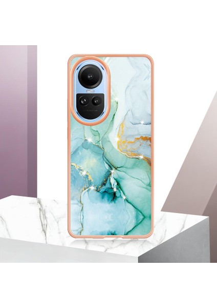 Oppo Oppo 10 5g Için Kılıf Mermer Desen Yumuşak Tampon Ince Tpu Koruma (Yurt Dışından)