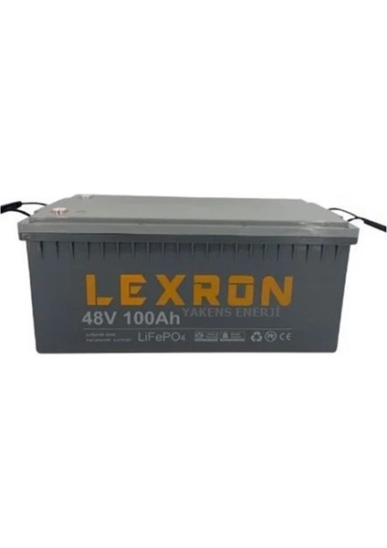 100AH 48V Lifepo4 Pil Lityum Akü Lexron