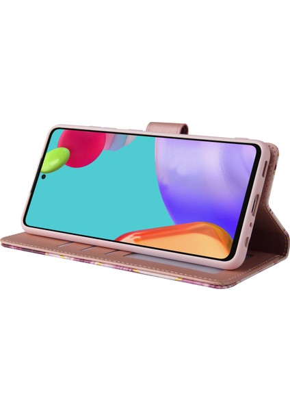 Ile Uyumlu Samsung Galaxy A72 5g/ 4g Premium Mermer Vintage Pu Deri Manyetik Kapatma Kılıfı Kayışlı Kapaklı (Yurt Dışından) modelleri