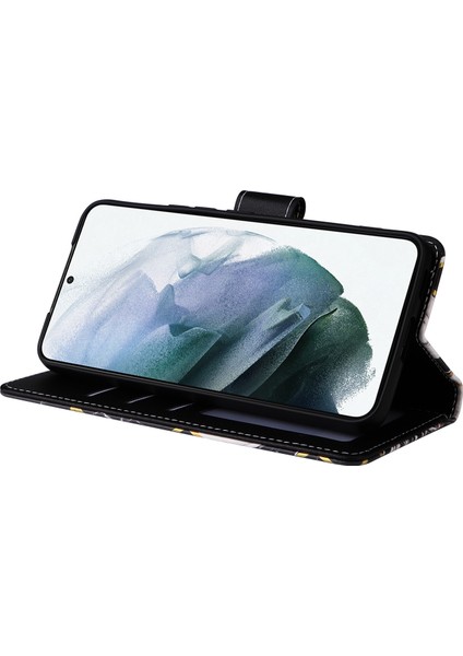 Ile Uyumlu Samsung Galaxy S22 5g Premium Mermer Vintage Pu Deri Manyetik Kapatma Kılıfı Kayışlı Kapaklı (Yurt Dışından) fırsatları