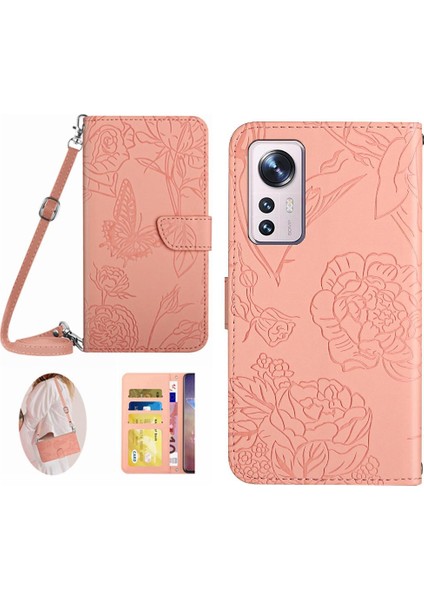 Xiaomi 12 Lite Telefon Kılıfı Için Kılıf Yumuşak Pu Deri Kart Tutucu ve Uzun (Yurt Dışından)