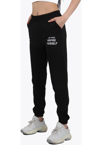 2071 Let You İnspire Yourself Yazılı Eşofman Altı