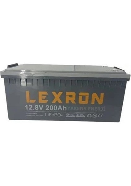 200AH 12.8V Lifepo4 Pil Lityum Akü Lexron