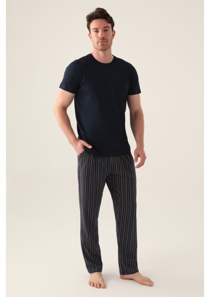 3012 Erkek Yazlık 3'lü Pijama Takımı