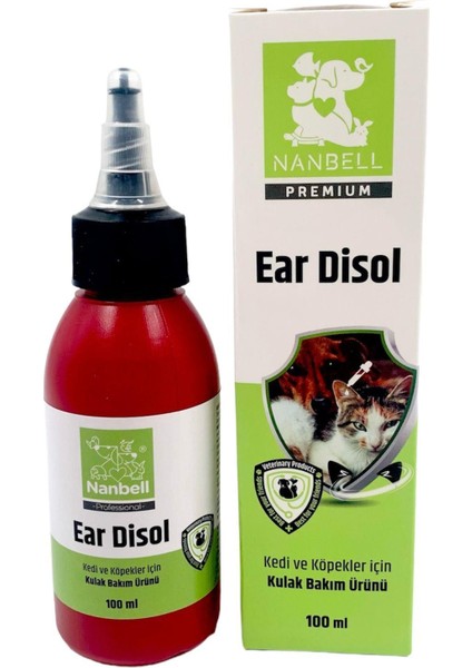 Ear Disol Kedi ve Köpekler Için Kulak Bakım Ürünü 100 ml