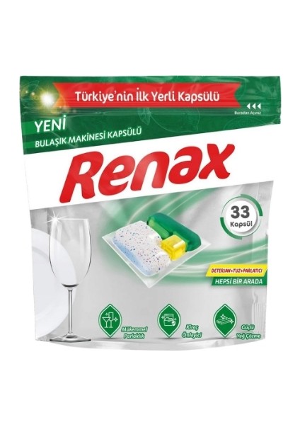 Renax Kapsül Hepsi Bir Arada 33'lü (24'lü)