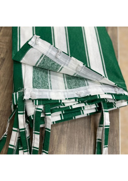 Kornişli Çizgili Özel Dikim Lüks Branda Balkon Perdesi fiyatları