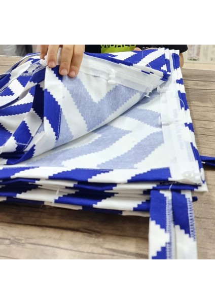 Zikzak Desenli Özel Dikim Lüks Branda Balkon Perdesi fiyatları